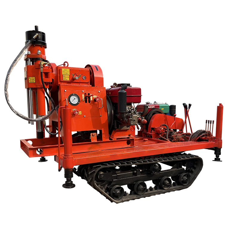 Large tracked diesel-powered grouting drilling rig for deep well ground reinforcement and subgrade grouting - Yunyi Cang
