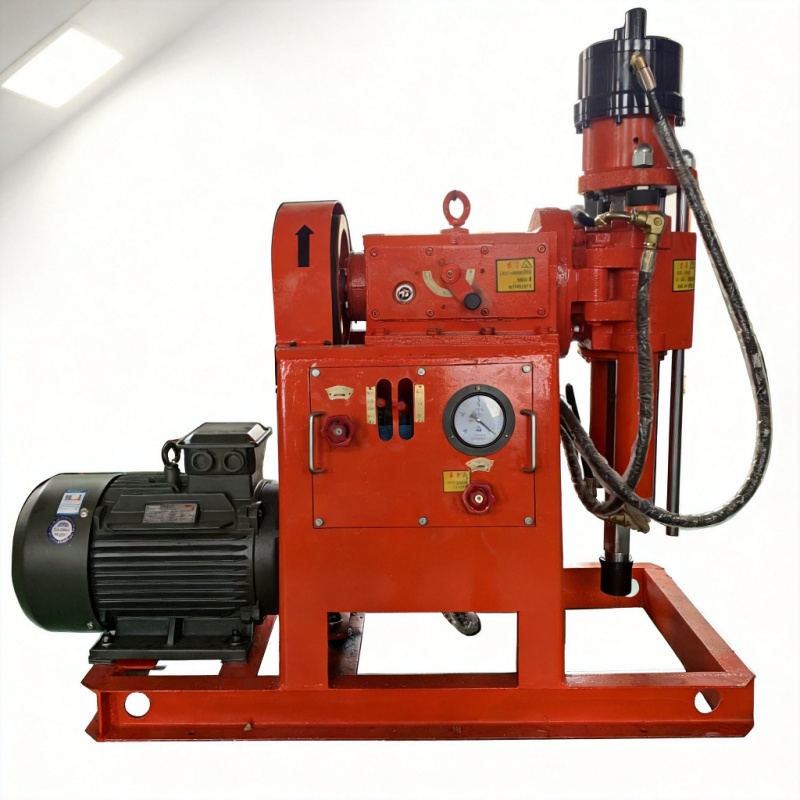 Industrial grouting rig rear view with hydraulic power system - Yunyi Cang