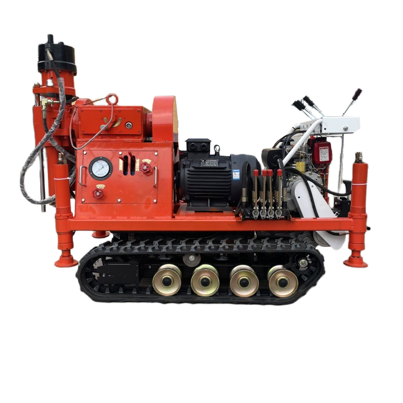 Small tracked grouting and reinforcement drilling rig for subgrade and foundation reinforcement - Yunyi Cang