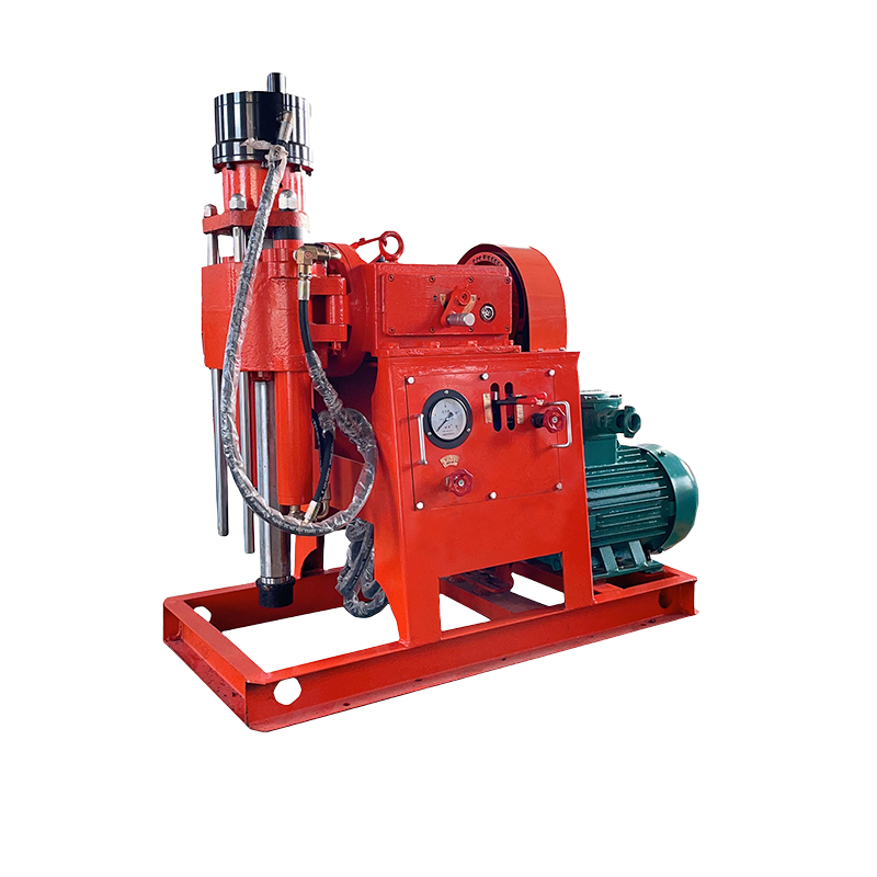 ZU Series drilling rig side view with hydraulic chuck and feed system - Yunyi Cang