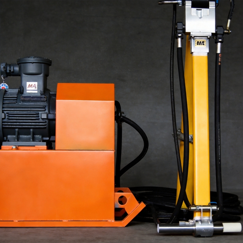 MYT Series hydraulic bolter power head with high-performance hydraulic motor delivering 20MPa pressure and 200N·m torque - Yunyi Cang